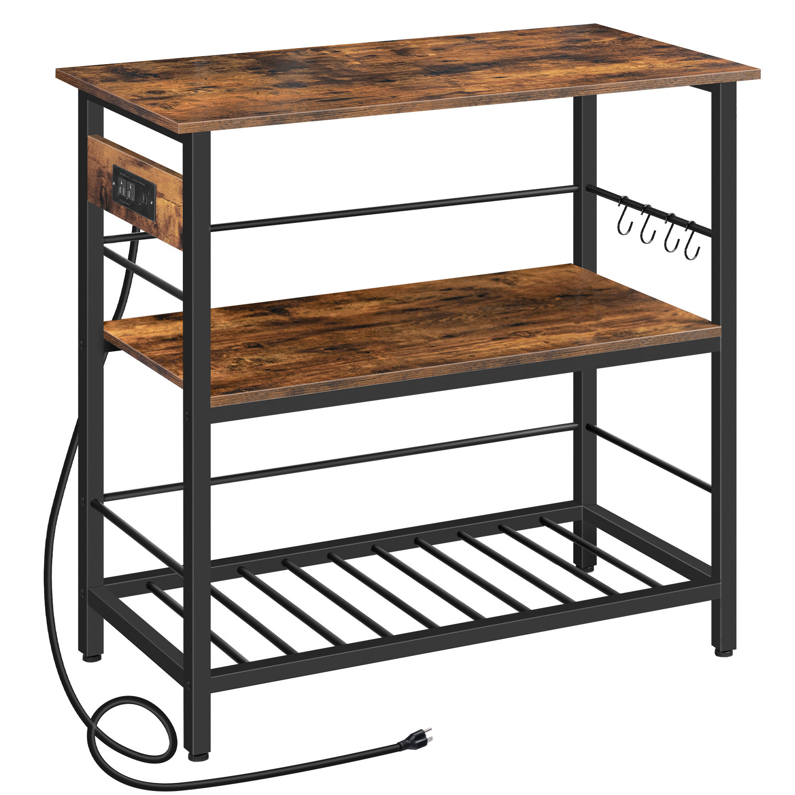17 Stories Vuto 35.8" Kitchen Island Table with Power Outlet & Reviews ...
